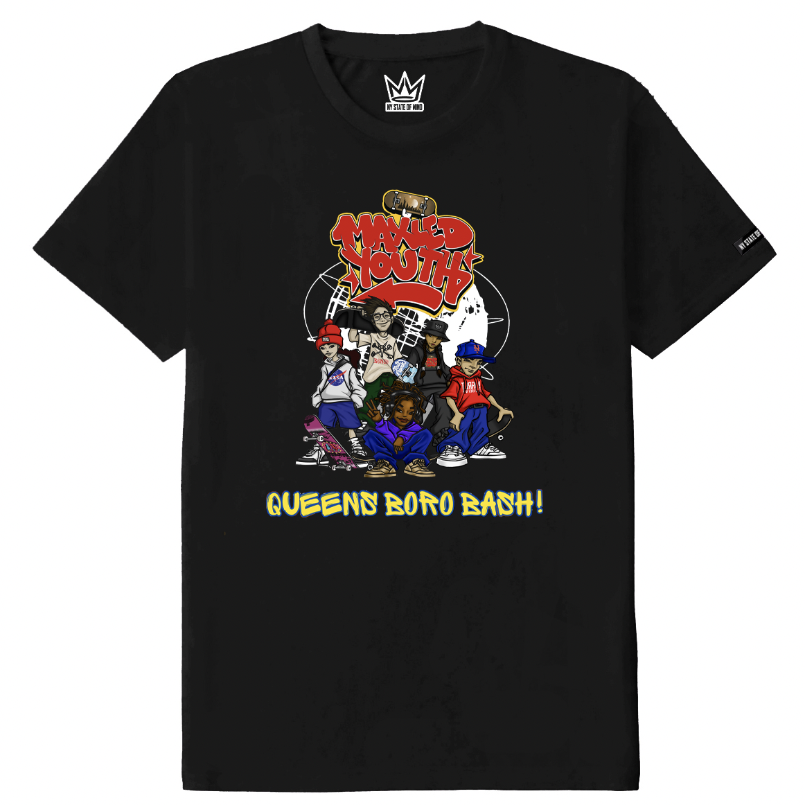 Queens Boro Bash limited edition shirt — front